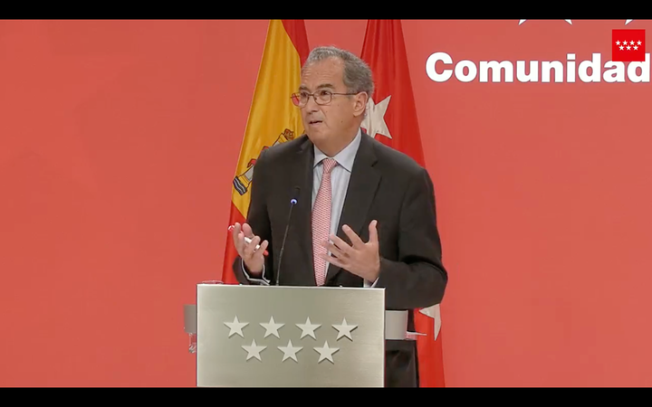 Enrique Ossorio en rueda de prensa.