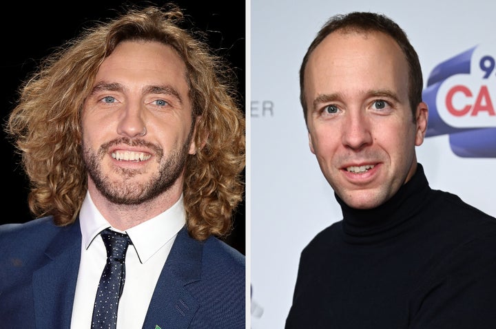 Seann Walsh and Matt Hancock