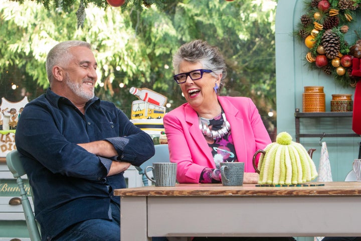 Great British Bake Off judges Paul Hollywood and Prue Leith