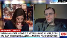 CNN Host Cries As She Interviews Ukrainian Man Whose Whole Family Was Killed
