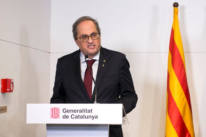 Quim Torra, expresident de Cataluña.
