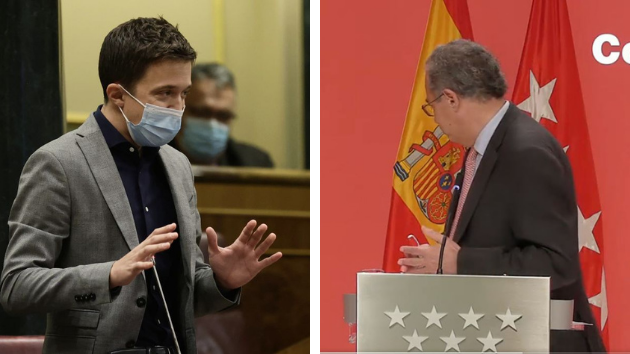 Íñigo Errejón y Enrique Ossorio.
