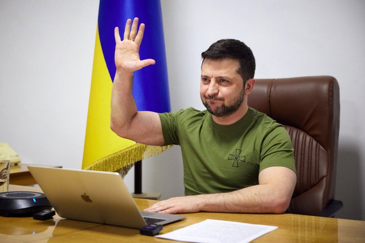 El presidente de Ucrania, Volodimir Zelenski.