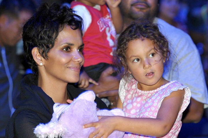 Halle Berry and her daughter, Nahla, attend "Gabba Gabba! Live!: Get The Sillies Out!" in Los Angeles in 2012.