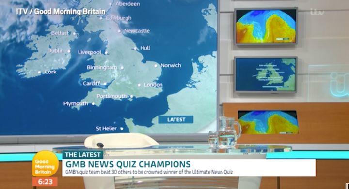 Laura was nowhere to be seen on Friday's Good Morning Britain.