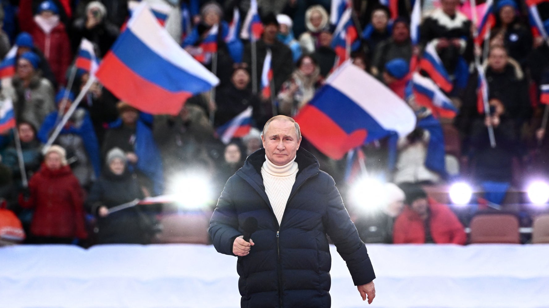 Putin In Full Dictator Mode During Terrifying Rally In Moscow ...