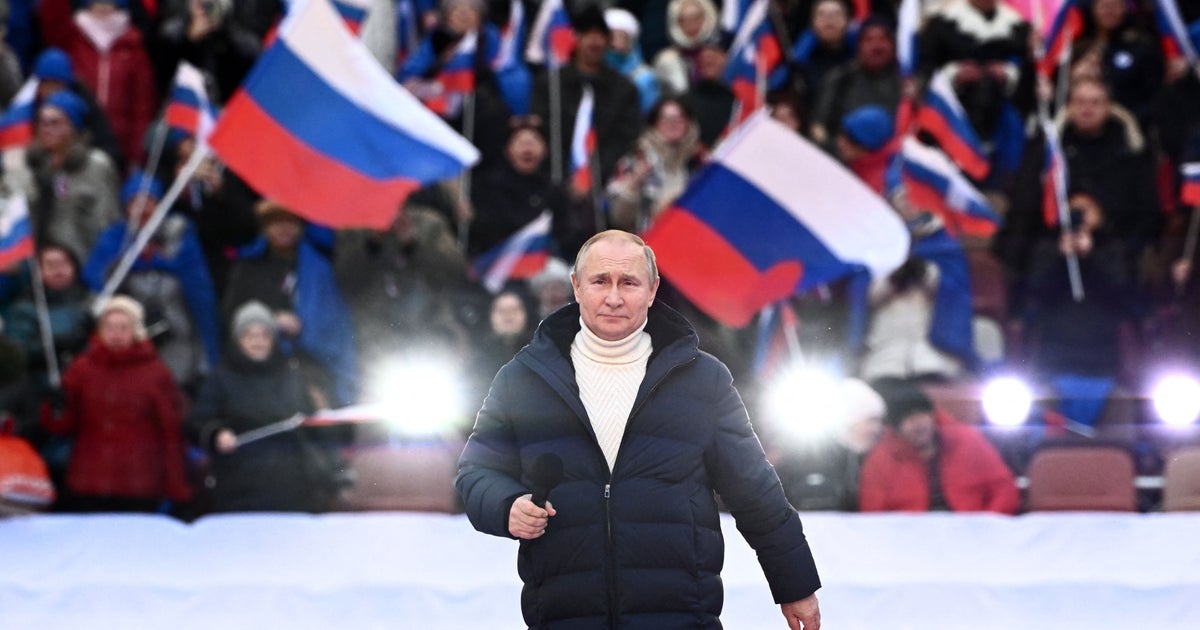 Putin In Full Dictator Mode During Terrifying Rally In Moscow ...