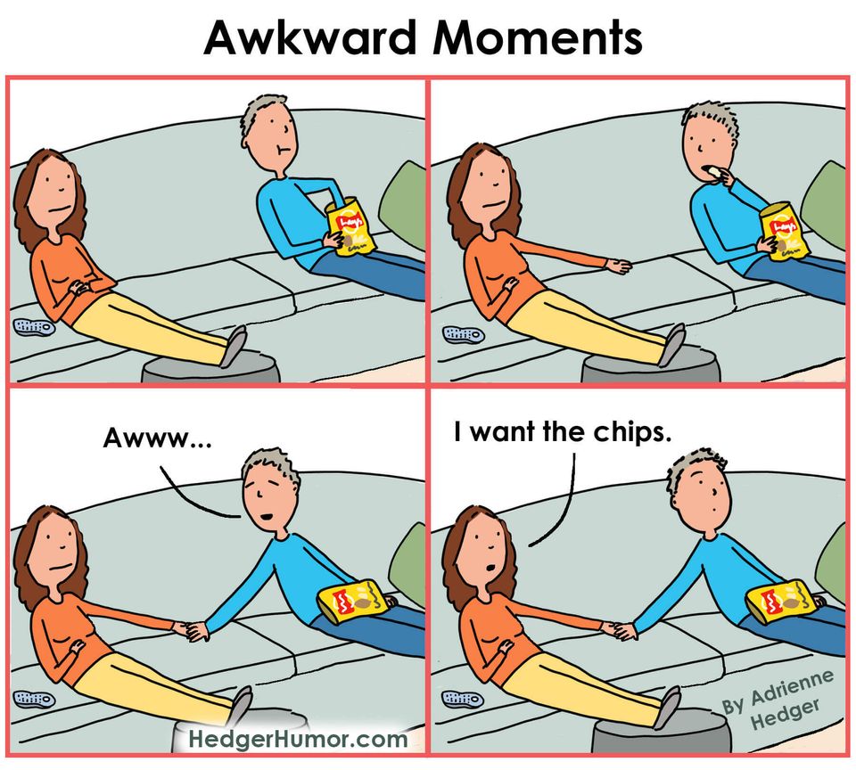 24 Awkward Moment Comics That Will Make You Say, 'I've Been There'