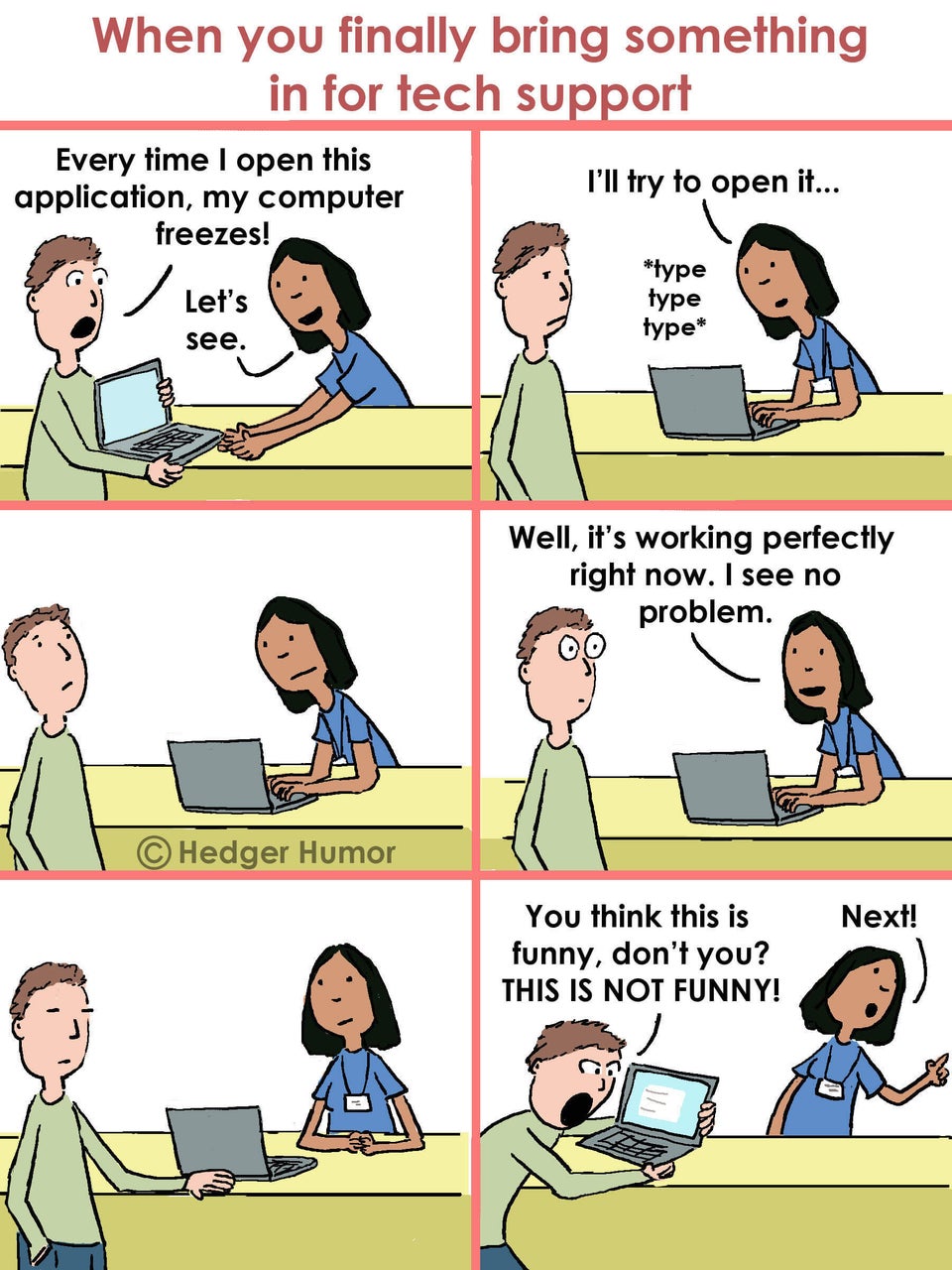 Tech support meme