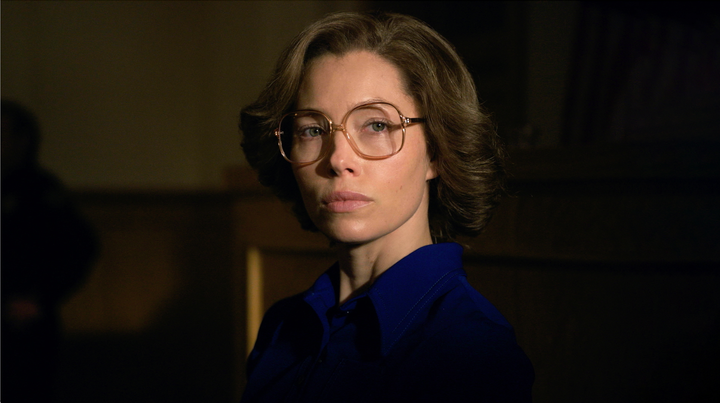 Jessica Biel as Candy Montgomery in Hulu's "Candy." 