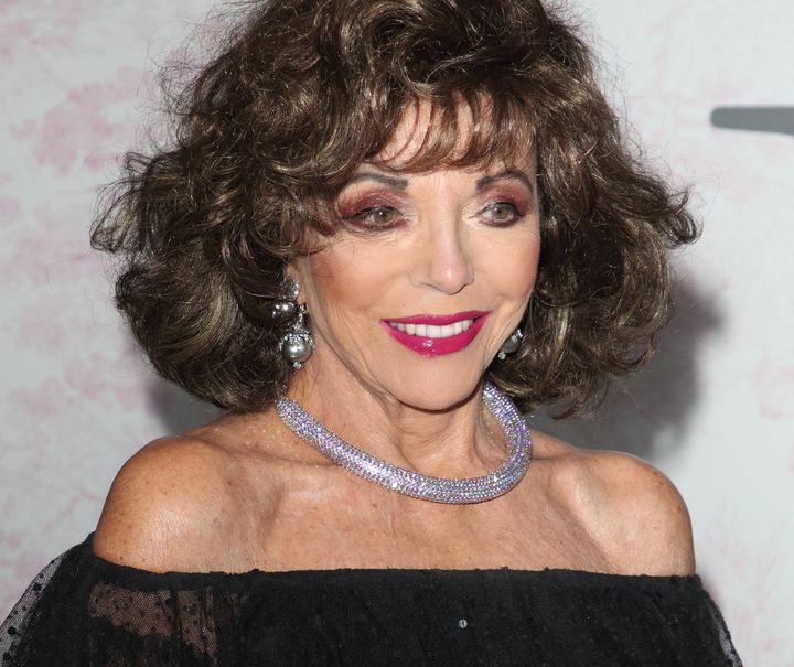 Dame Joan Collins pictured in 2019