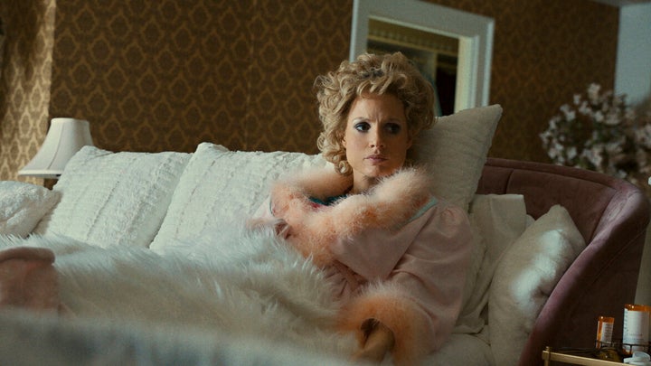 Jessica Chastain as Tammy Faye Bakker.