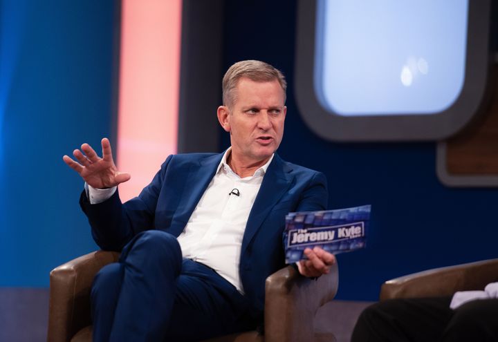 Jeremy Kyle on the set of his former ITV show