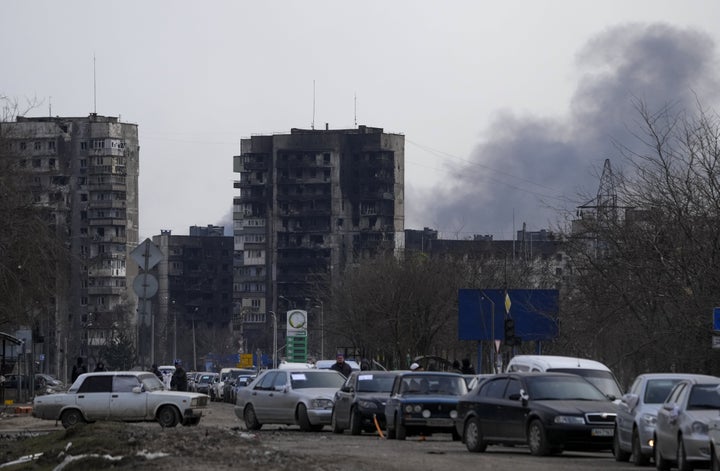 Imágenes de Mariupol este domingo.