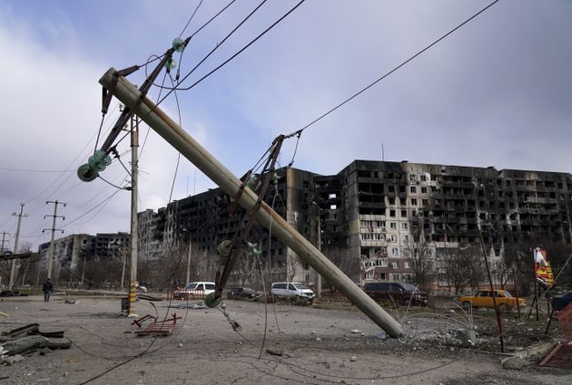 Mariupol has been under bombardment by Russian forces, who have been accused of attacking an art school in the city on Sunday.