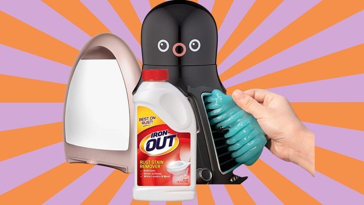 Solve life's little problems with this highly reviewed stationary vacuum cleaner, a handy octopus-shaped blackhead remover stick, a super effective rust stain remover and a scented sticky putty just for cleaning tiny nooks and crannies.