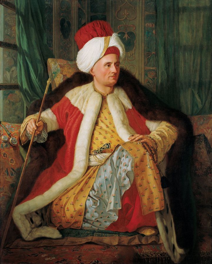 Γάλλος πρέσβης με οθωμανική περιβολή
