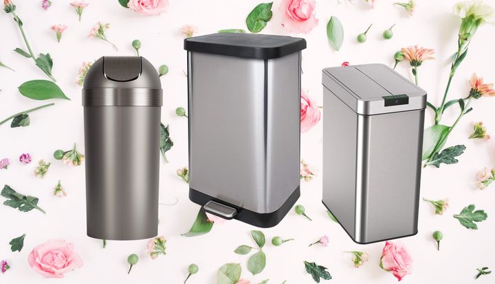 Highly rated trashcans from <a href="https://www.amazon.com/Umbra-16-Gallon-Kitchen-35-inch-Commercial/dp/B07MQG9N1Y?tag=lourdesuribe-20&ascsubtag=6238ab61e4b009ab92fb8ce4%2C-1%2C-1%2Cd%2C0%2C0%2Chp-fil-am%3D0%2C0%3A0%2C0%2C0%2C0" target="_blank" role="link" data-amazon-link="true" rel="sponsored" class=" js-entry-link cet-external-link" data-vars-item-name="Umbra" data-vars-item-type="text" data-vars-unit-name="6238ab61e4b009ab92fb8ce4" data-vars-unit-type="buzz_body" data-vars-target-content-id="https://www.amazon.com/Umbra-16-Gallon-Kitchen-35-inch-Commercial/dp/B07MQG9N1Y?tag=lourdesuribe-20&ascsubtag=6238ab61e4b009ab92fb8ce4%2C-1%2C-1%2Cd%2C0%2C0%2Chp-fil-am%3D0%2C0%3A0%2C0%2C0%2C0" data-vars-target-content-type="url" data-vars-type="web_external_link" data-vars-subunit-name="article_body" data-vars-subunit-type="component" data-vars-position-in-subunit="0">Umbra</a>, <a href="https://www.amazon.com/GLD-74507-Capacity-Stainless-Protection-Kitchen/dp/B07GY6G132?tag=lourdesuribe-20&ascsubtag=6238ab61e4b009ab92fb8ce4%2C-1%2C-1%2Cd%2C0%2C0%2Chp-fil-am%3D0%2C0%3A0%2C0%2C0%2C0" target="_blank" role="link" data-amazon-link="true" rel="sponsored" class=" js-entry-link cet-external-link" data-vars-item-name="Glad" data-vars-item-type="text" data-vars-unit-name="6238ab61e4b009ab92fb8ce4" data-vars-unit-type="buzz_body" data-vars-target-content-id="https://www.amazon.com/GLD-74507-Capacity-Stainless-Protection-Kitchen/dp/B07GY6G132?tag=lourdesuribe-20&ascsubtag=6238ab61e4b009ab92fb8ce4%2C-1%2C-1%2Cd%2C0%2C0%2Chp-fil-am%3D0%2C0%3A0%2C0%2C0%2C0" data-vars-target-content-type="url" data-vars-type="web_external_link" data-vars-subunit-name="article_body" data-vars-subunit-type="component" data-vars-position-in-subunit="1">Glad</a> and <a href="https://www.amazon.com/hOmeLabs-Gallon-Automatic-Trash-Kitchen/dp/B07SX4JQYP?tag=lourdesuribe-20&ascsubtag=6238ab61e4b009ab92fb8ce4%2C-1%2C-1%2Cd%2C0%2C0%2Chp-fil-am%3D0%2C0%3A0%2C0%2C0%2C0" target="_blank" role="link" data-amazon-link="true" rel="sponsored" class=" js-entry-link cet-external-link" data-vars-item-name="Homelabs" data-vars-item-type="text" data-vars-unit-name="6238ab61e4b009ab92fb8ce4" data-vars-unit-type="buzz_body" data-vars-target-content-id="https://www.amazon.com/hOmeLabs-Gallon-Automatic-Trash-Kitchen/dp/B07SX4JQYP?tag=lourdesuribe-20&ascsubtag=6238ab61e4b009ab92fb8ce4%2C-1%2C-1%2Cd%2C0%2C0%2Chp-fil-am%3D0%2C0%3A0%2C0%2C0%2C0" data-vars-target-content-type="url" data-vars-type="web_external_link" data-vars-subunit-name="article_body" data-vars-subunit-type="component" data-vars-position-in-subunit="2">Homelabs</a>.