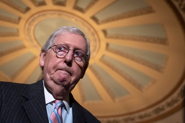 Senate Minority Leader Mitch McConnell (R-Ky.) attacked Supreme Court nominee Judge Ketanji Brown Jackson for refusing to state a position on whether the court should be expanded to 13 justices.