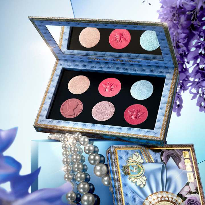 Paleta de sombras de Pat McGrath para 'Los Bridgerton'.