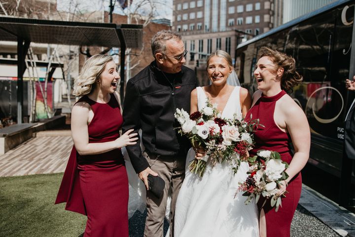 Tom Hanks surprised bride Grace Gwaltney on her wedding day.