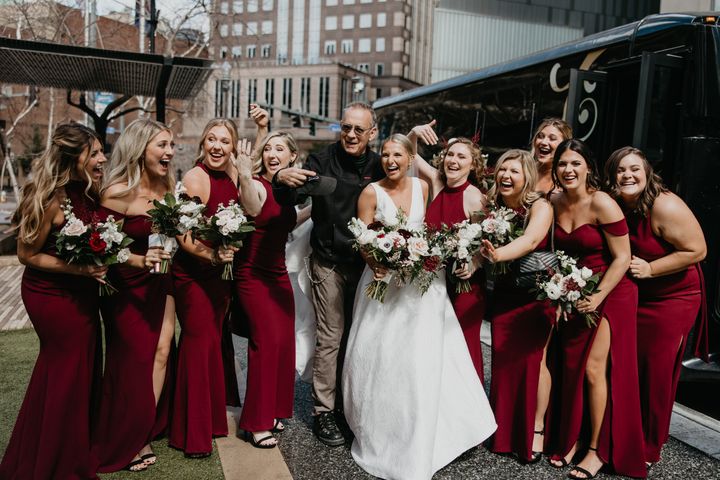 "I'm sure a lot of other Pittsburgh brides would love for him to photobomb their shots," Gwaltney said.