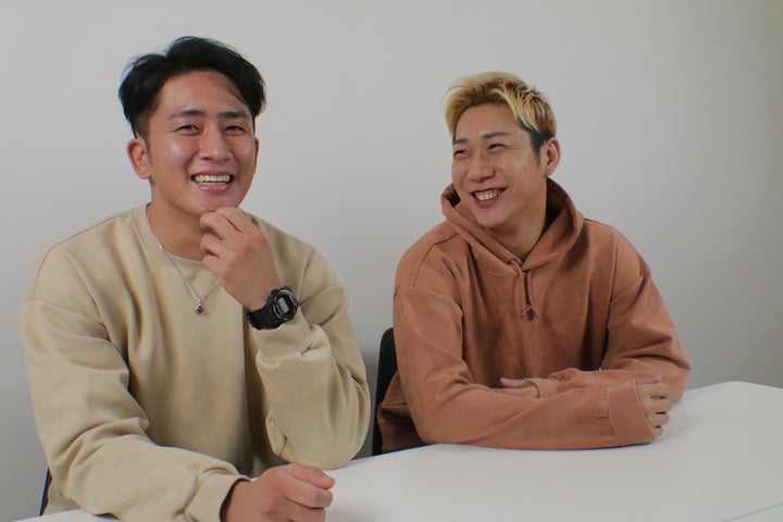 活動を通して目指すことを語るひろきさん(左)とひかるさん