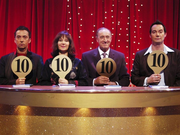 The Strictly Come Dancing judges back in 2004