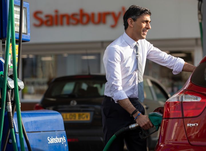 Rishi Sunak pictured after his spring statement. 