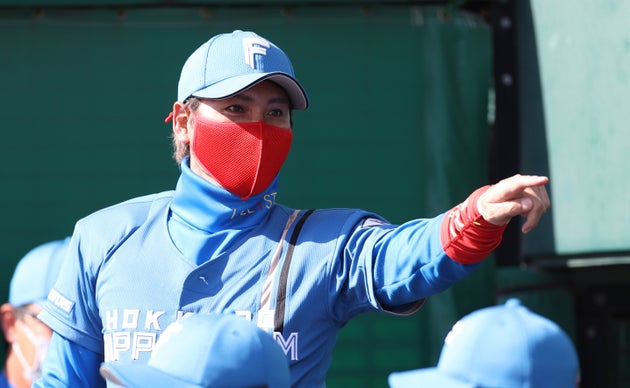 日本ハムの新庄剛志監督(2022年2月撮影)