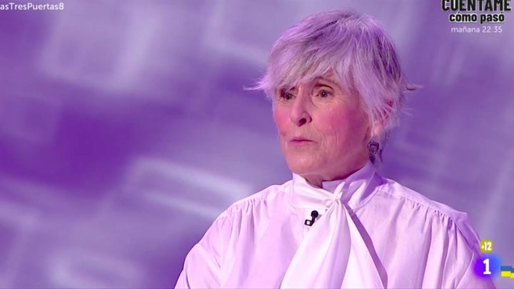 Mercedes Milá durante su entrevista con María Casado en 'Las tres puertas'.
