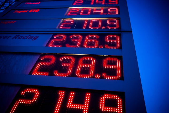 Precios de la gasolina y el gasóleo.