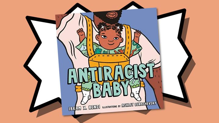 <a href="https://www.amazon.com/AntiRacist-Baby-Ibram-X-Kendi/dp/0593110412?tag=kristenadaway-20&ascsubtag=623c836fe4b019fd8138a45a,-1,-1,d,0,0,hp-fil-am=0" target="_blank" role="link" data-amazon-link="true" rel="sponsored" class=" js-entry-link cet-external-link" data-vars-item-name="Antiracist Baby" data-vars-item-type="text" data-vars-unit-name="623c836fe4b019fd8138a45a" data-vars-unit-type="buzz_body" data-vars-target-content-id="https://www.amazon.com/AntiRacist-Baby-Ibram-X-Kendi/dp/0593110412?tag=kristenadaway-20&ascsubtag=623c836fe4b019fd8138a45a,-1,-1,d,0,0,hp-fil-am=0" data-vars-target-content-type="url" data-vars-type="web_external_link" data-vars-subunit-name="article_body" data-vars-subunit-type="component" data-vars-position-in-subunit="0">Antiracist Baby</a> is written by Ibram X. Kendi and illustrated by Ashley Lukashevsky.