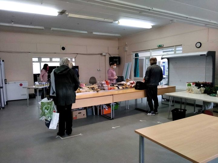 The Abbey Food Hub, which is organised by the charity Abbey People. 