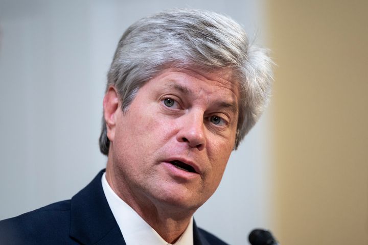 UNITED STATES - JULY 26: Rep. Jeff Fortenberry, R-Neb., speaks as the House Rules Committee meets to formulate a rule on the H.R.4502 appropriations bill on Monday, July 26, 2021. (Photo by Bill Clark/CQ-Roll Call, Inc via Getty Images)