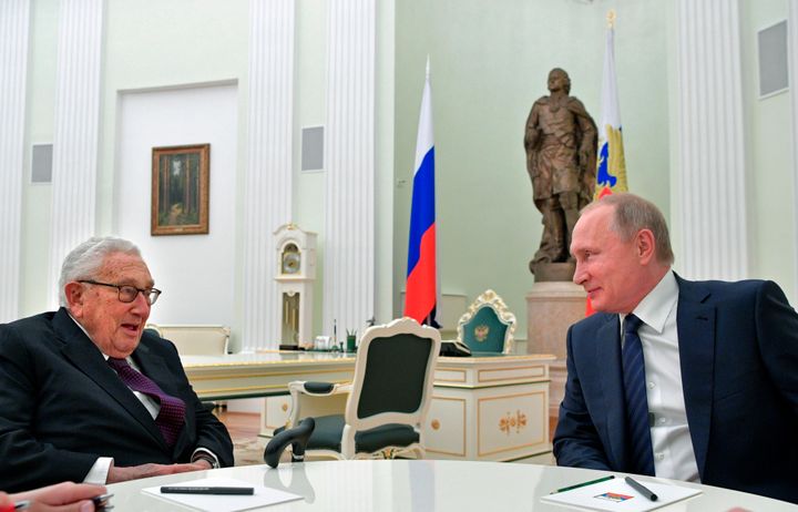 Φωτογραφία αρχείου Ο Ρώσος πρόεδρος με τον Χένρι Κίσινγκερ