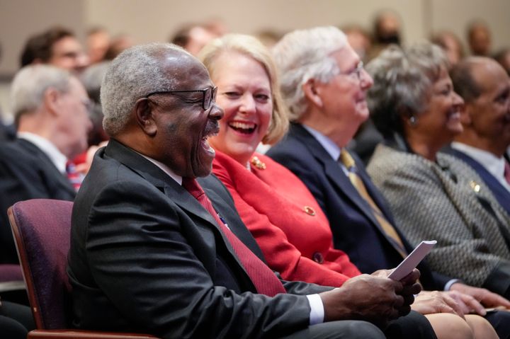 Supreme Court Justice Clarence Thomas ruled in favor of keeping White House documents hidden from the public that implicated his wife, Virginia Thomas, in efforts to overturn the 2020 election.