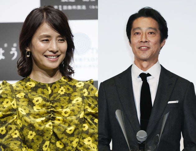 石田ゆり子さん(左)と堤真一さん