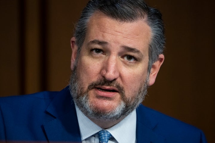 Sen. Ted Cruz, R-Texas, questions witnesses on the fourth day of the Senate Judiciary Committee confirmation hearing for Judge Ketanji Brown Jackson, President Biden's nominee for Associate Justice to the Supreme Court, in Hart Senate Office Building on Capitol Hill, on Thursday, March 24, 2022.