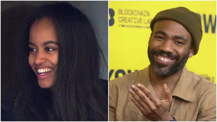 Malia Obama and Donald Glover.