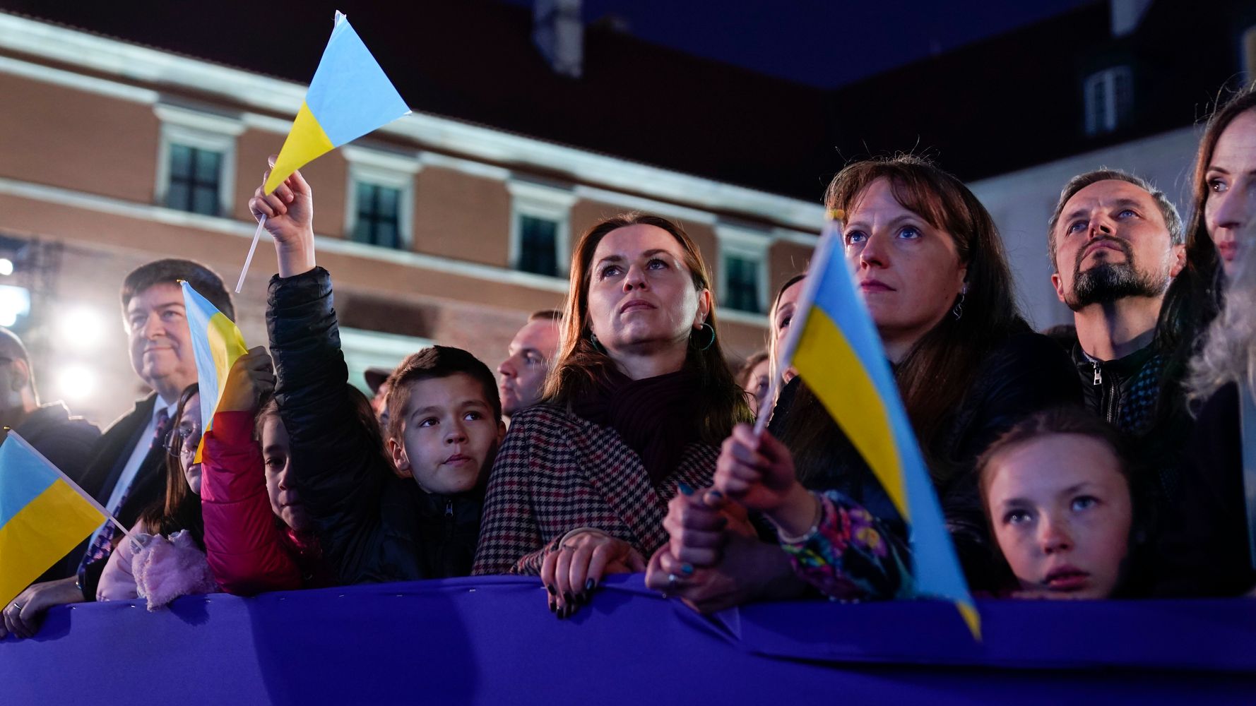 Russian Rocket Attacks Hit Ukraine's Lviv As Biden Visits Poland