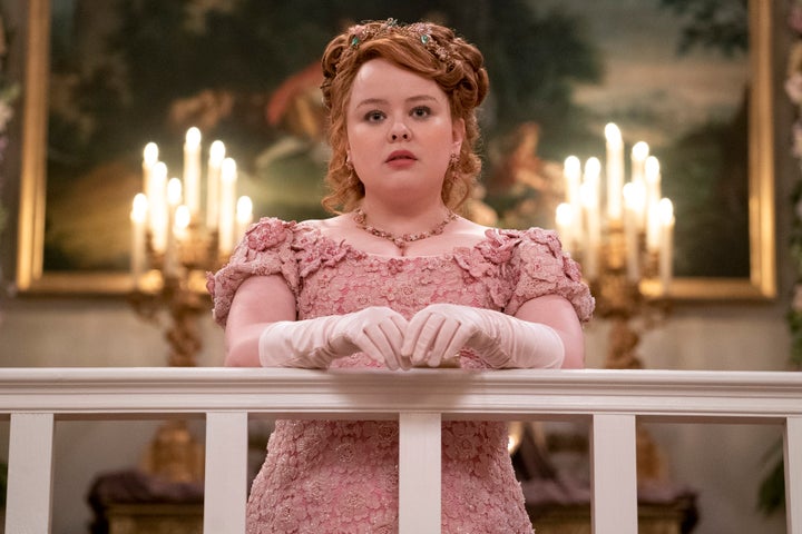 Nicola in the second series of Bridgerton
