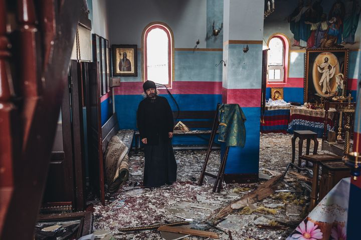 Κατεστραμμένη εκκλησία στο Κίεβο