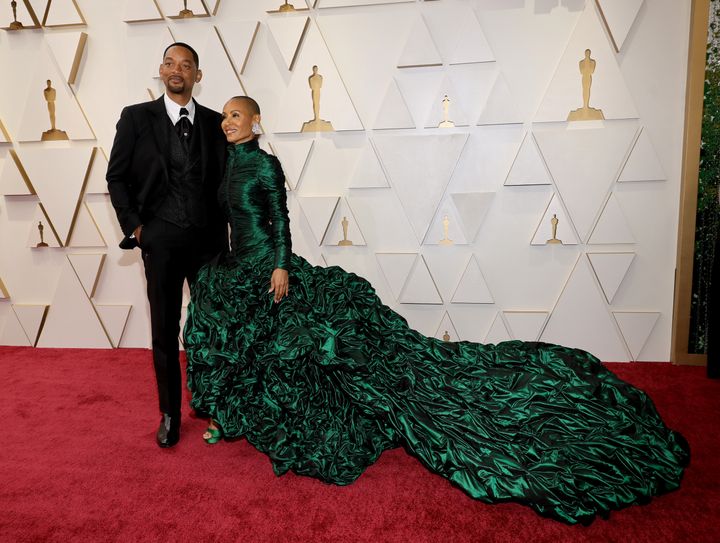 Will Smith and Jada Pinkett Smith on the Oscars red carpet