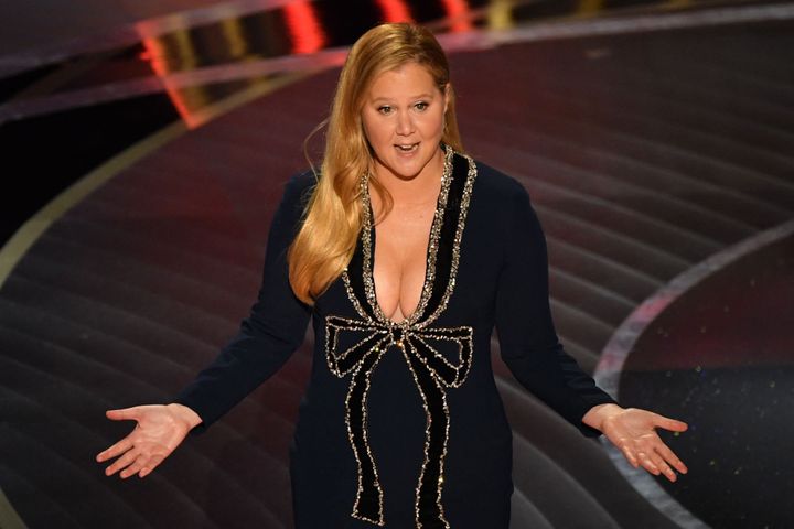 Amy Schumer during her opening monologue at the 2022 Oscars.