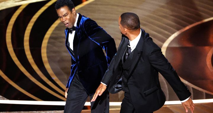 Will Smith slapped Chris Rock onstage during the 94th Academy Awards on Sunday.