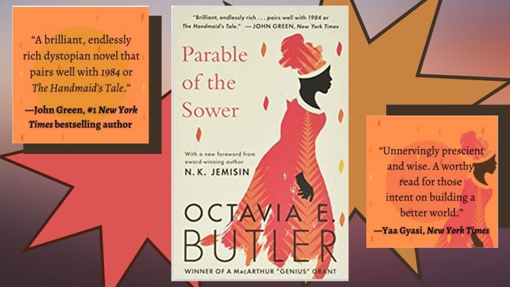 Grab a copy of Octavia E. Butler's <a href="https://www.amazon.com/Parable-Sower-Octavia-Butler/dp/1538732181?tag=tessaflores-20&ascsubtag=623eac90e4b0ccd4f51f9392%2C-1%2C-1%2Cd%2C0%2C0%2Chp-fil-am%3D0%2C0%3A0%2C0%2C0%2C0" target="_blank" role="link" data-amazon-link="true" rel="sponsored" class=" js-entry-link cet-external-link" data-vars-item-name="cautionary tale" data-vars-item-type="text" data-vars-unit-name="623eac90e4b0ccd4f51f9392" data-vars-unit-type="buzz_body" data-vars-target-content-id="https://www.amazon.com/Parable-Sower-Octavia-Butler/dp/1538732181?tag=tessaflores-20&ascsubtag=623eac90e4b0ccd4f51f9392%2C-1%2C-1%2Cd%2C0%2C0%2Chp-fil-am%3D0%2C0%3A0%2C0%2C0%2C0" data-vars-target-content-type="url" data-vars-type="web_external_link" data-vars-subunit-name="article_body" data-vars-subunit-type="component" data-vars-position-in-subunit="0">cautionary tale</a> from Amazon.