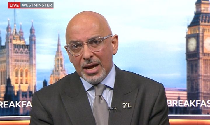 Nadhim Zahawi speaking on BBC Breakfast about his plans for the education sector