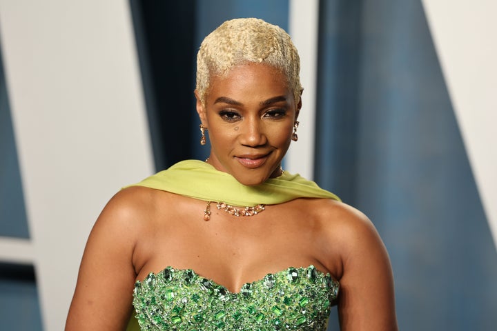 Tiffany Haddish at the 2022 Vanity Fair Oscar Party after the TV ceremony.