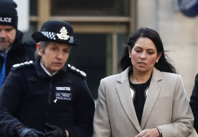 Priti Patel and Cressida Dick 